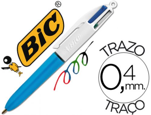 Esferografica bic quatro cores mini ponta media 1 mm , Bic , 52732 , 3086123395787